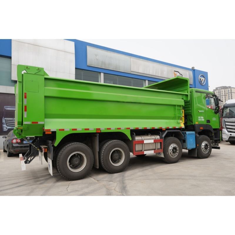 Used Foton Dump Truck 8x4 8m Cargo Capacity 430hp Euro 3/4/5 Diesel Fuel Left Second-Hand GTL Tipper Truck
