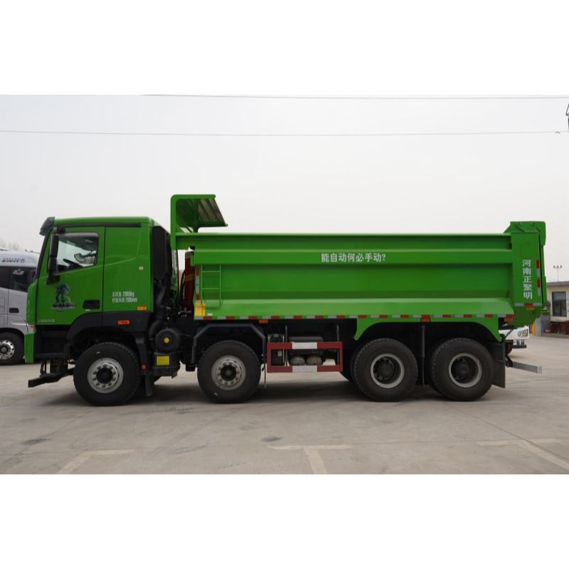 Used Foton Dump Truck 8x4 8m Cargo Capacity 430hp Euro 3/4/5 Diesel Fuel Left Second-Hand GTL Tipper Truck