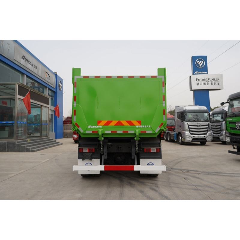 Used Foton Dump Truck 8x4 8m Cargo Capacity 430hp Euro 3/4/5 Diesel Fuel Left Second-Hand GTL Tipper Truck