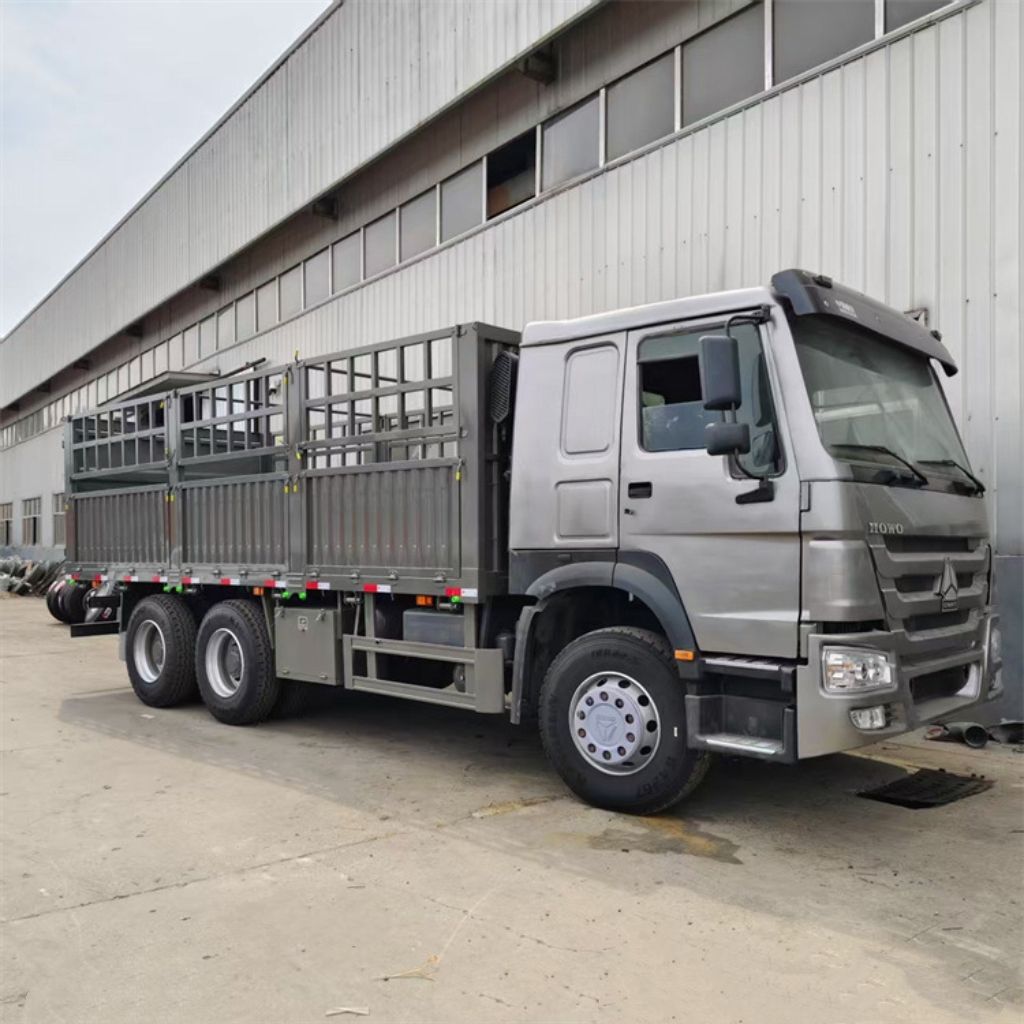 Howo Cargo Fence Truck Cargo Truck Sinotruk HOWO 6x4 10 Wheel 371HP Lorry Trucks