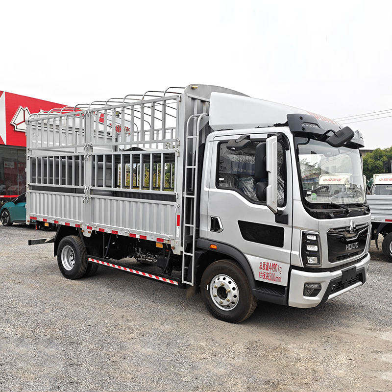 Single Row Fence Cargo Truck PRO Version Light TruckSinotruk HOWO Used Euro 3 Diesel 180HP 4X2 4.15m