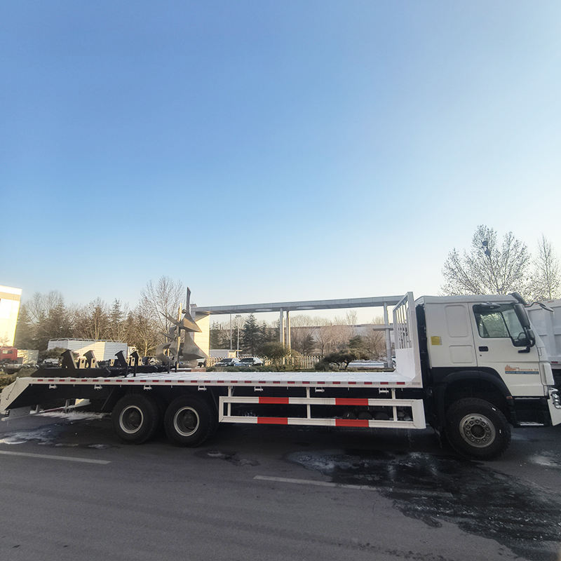 HOWO 6X4 371HP 20Ton Lorry Cargo Truck Transport 20FT Container Flatbed Truck