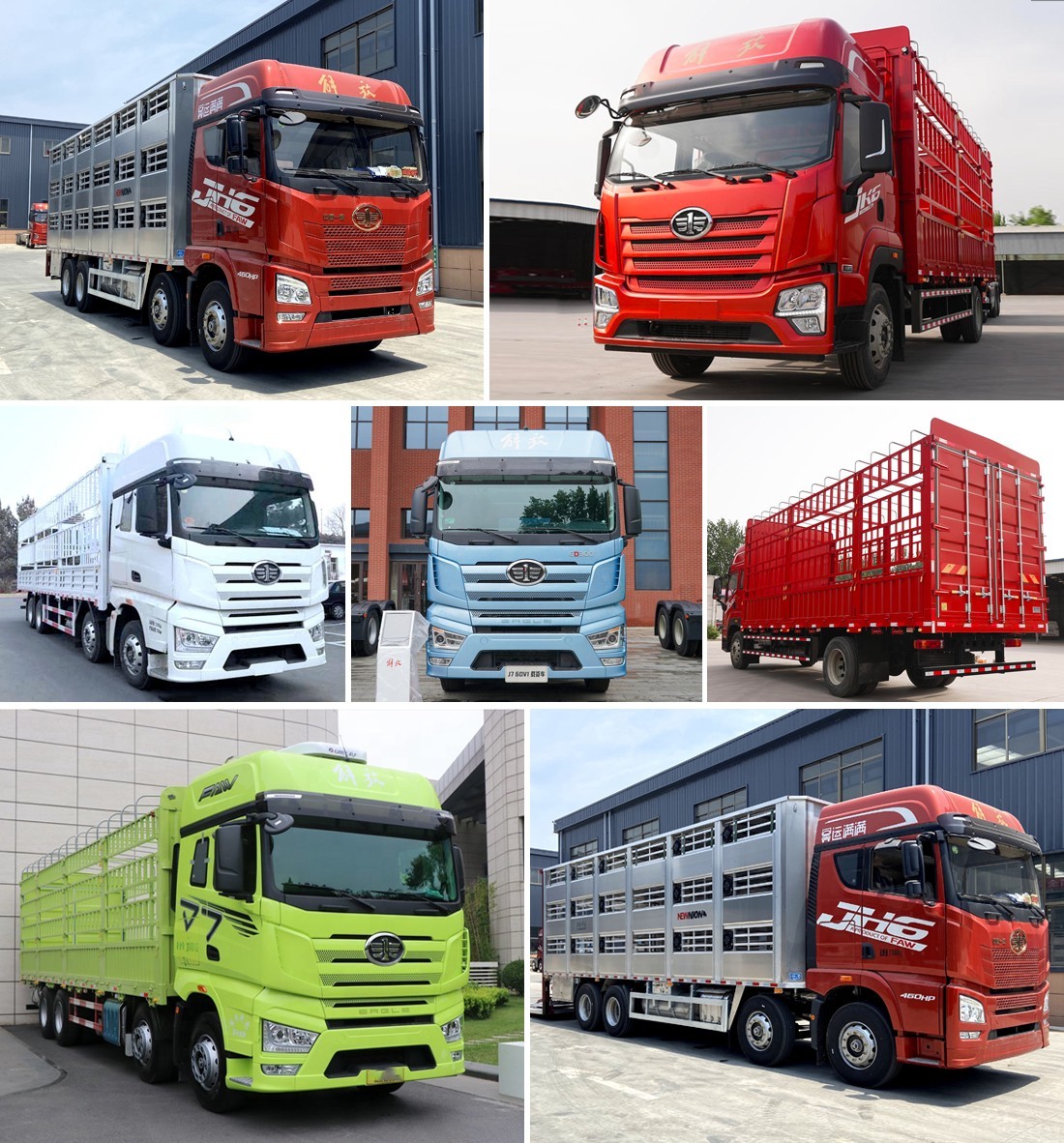 1c796319ec99873125c940d6bd967e83 Used FAW J6P Cargo Truck Diesel Engine 8*4 RHD Heavy Duty 350hp Lorry Truck Used Chinese Fence Trucks