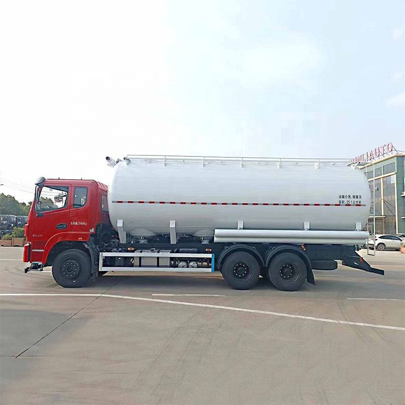 Dongfeng 6x4 25CBM 2-50Ton Bulk Cement Flyash Powder Transport Tank Truck