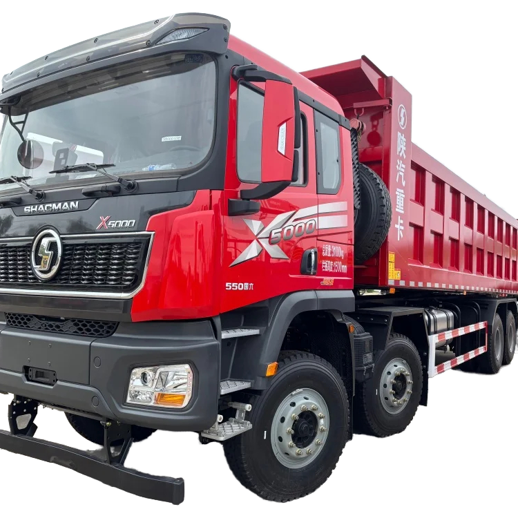 SHACMAN Delong X5000 Used 6x4 Left Steering Euro 2 Emission Dump Truck