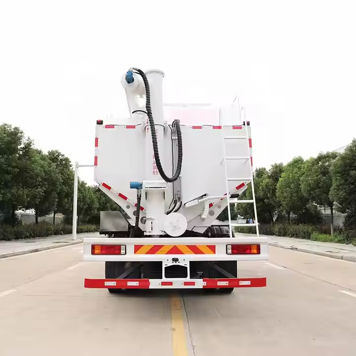 Shacman 6X4 15 Ton Self Loading Bulk Feed Tank Truck Grain Feed Haul Tanker Truck for Farm Poultry