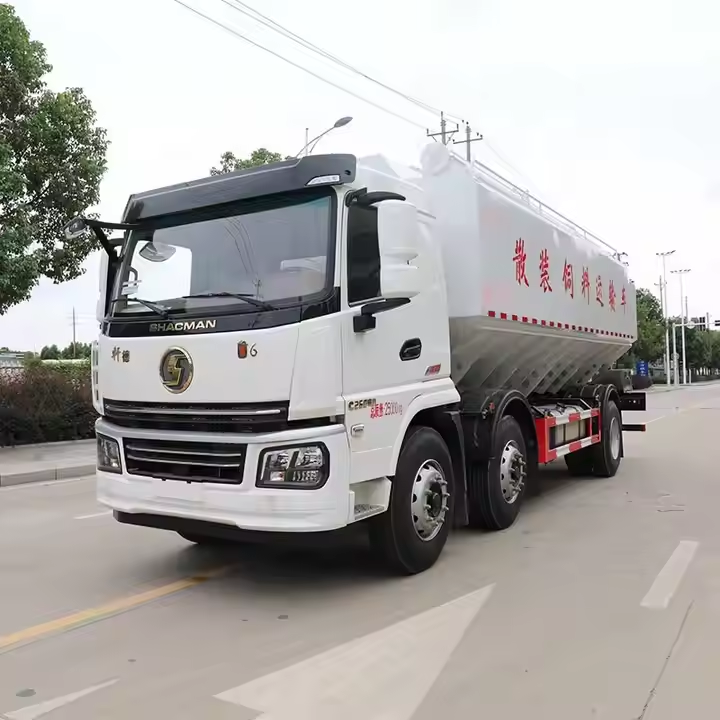 Shacman 6X4 15 Ton Self Loading Bulk Feed Tank Truck Grain Feed Haul Tanker Truck for Farm Poultry Shacman 6X4 15 Ton Self Loading Bulk Feed Tank Truck Grain Feed Haul Tanker Truck for Farm Poultry
