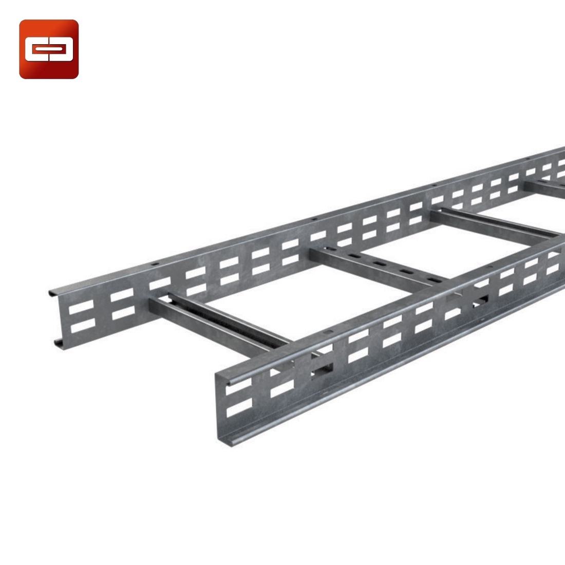 Cable Ladder with BS EN ISO 1461 hdg galvanized Finish for Commercial building and Electrical Projects