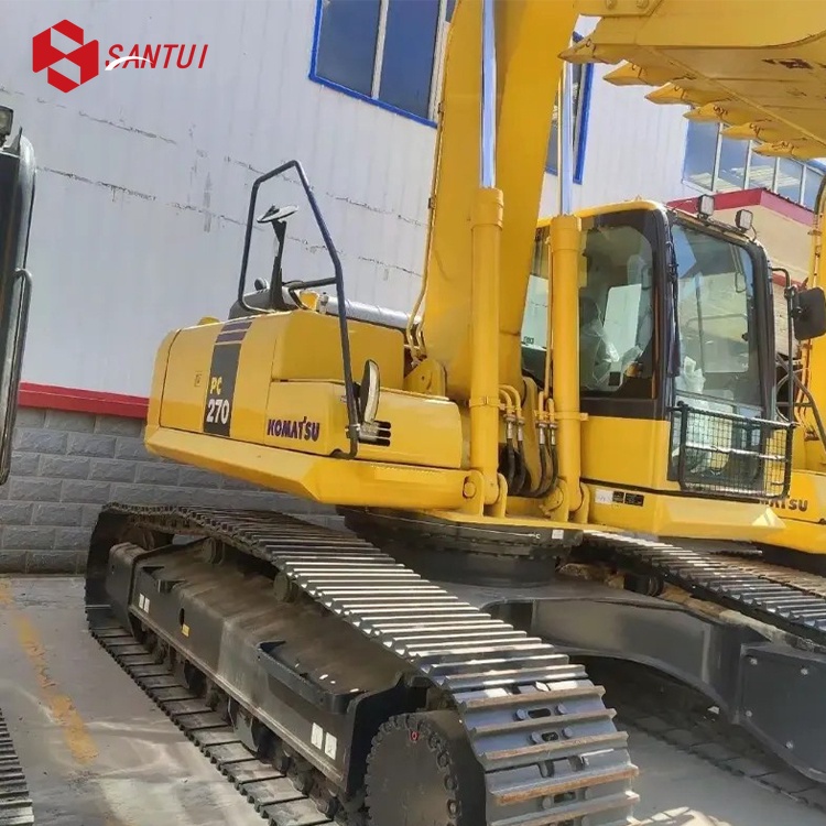 High-quality Used Komatsu PC270 Excavator and hydraulic equipment, durable engineering equipment