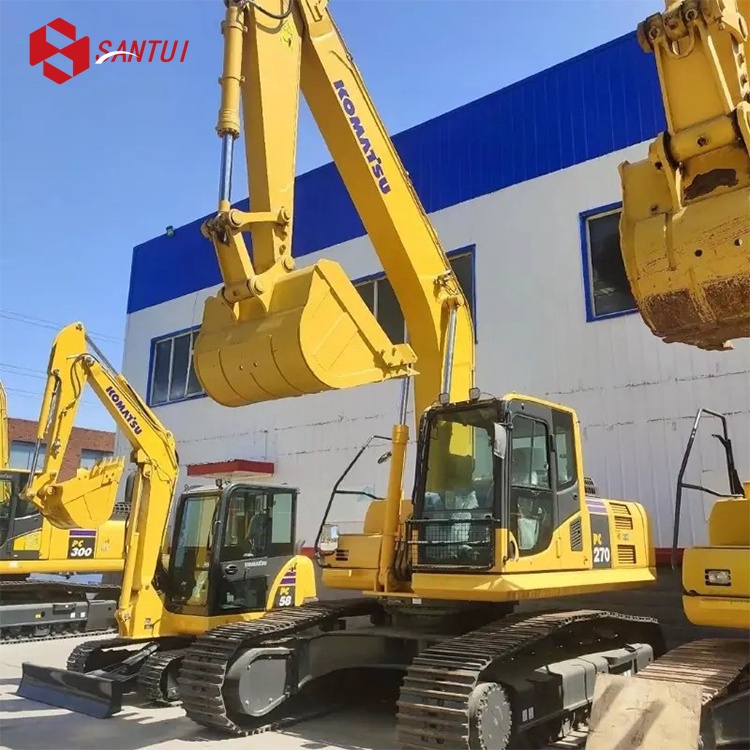 High-quality Used Komatsu PC270 Excavator and hydraulic equipment, durable engineering equipment