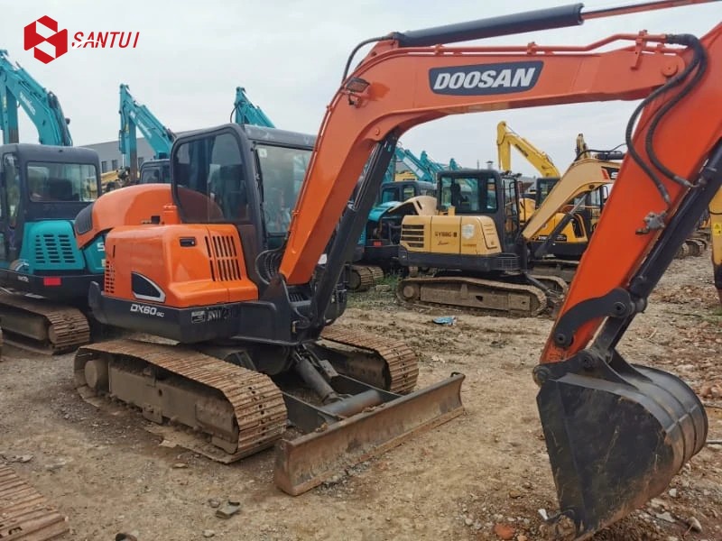 High-Quality Used Doosan DX60 Excavators