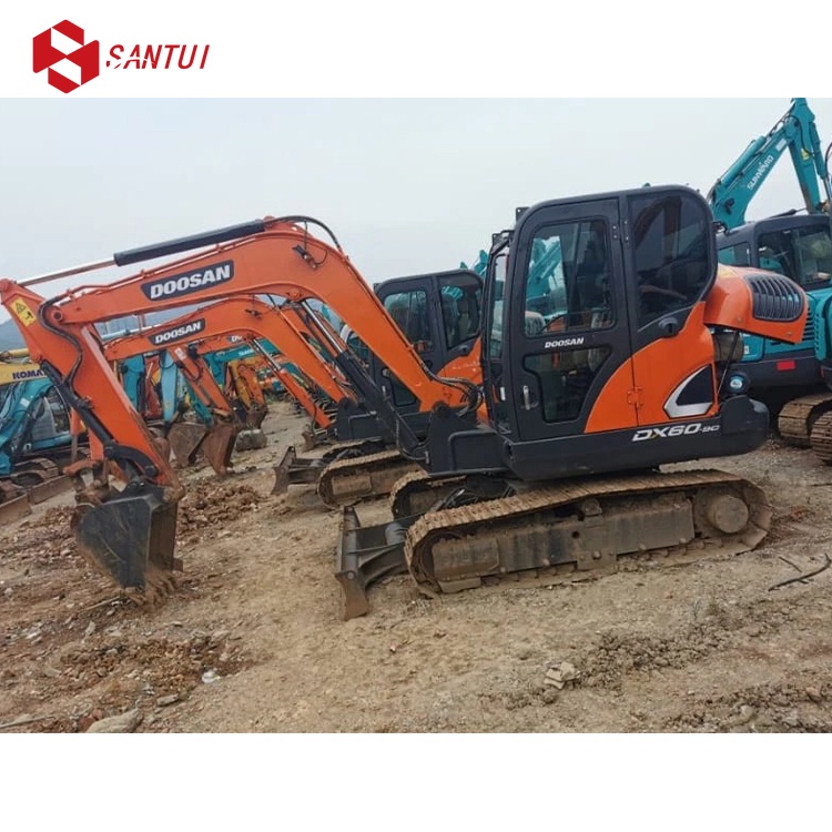 High-Quality Used Doosan DX60 Excavators