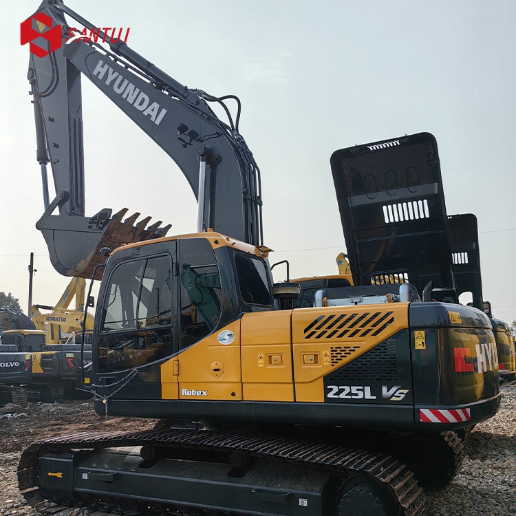 Used Hyundai 225 Excavator With Good Condition
