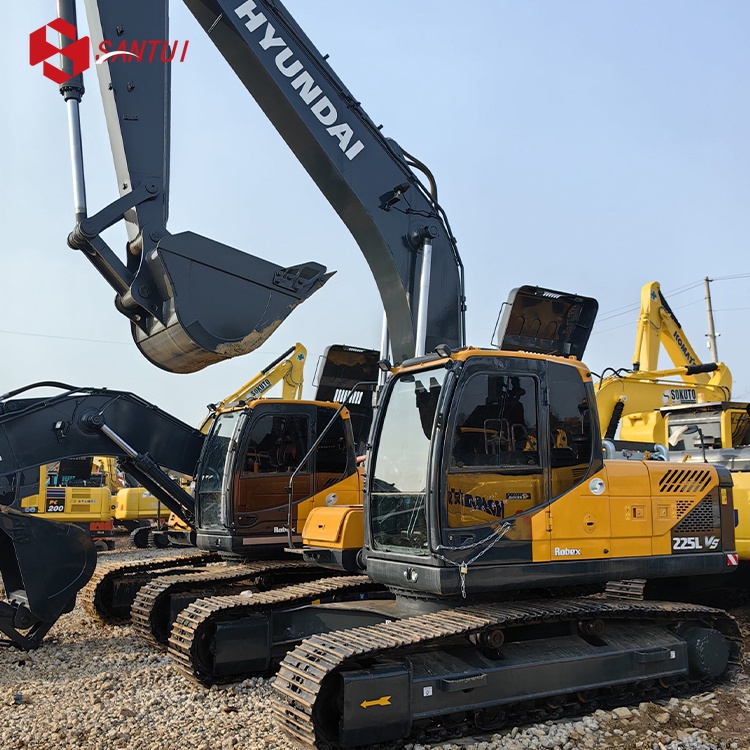 Used Hyundai 225 Excavator With Good Condition