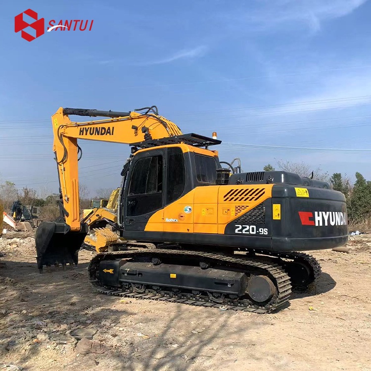 Used Hyundai 220 Excavator With Good Condition