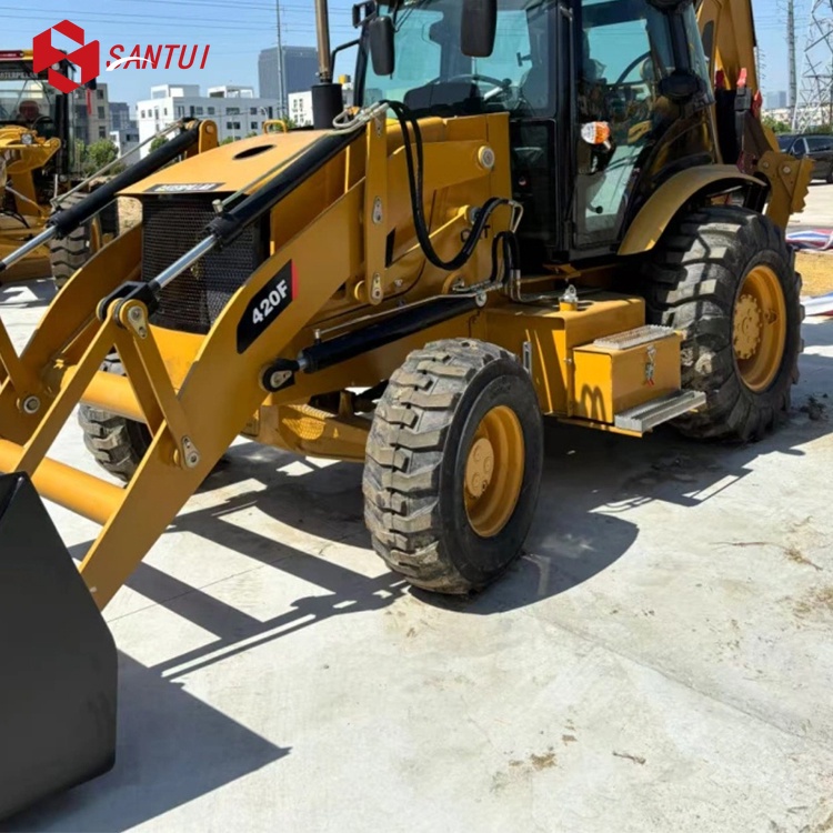 Used Caterpillar 420F original backhoe loader