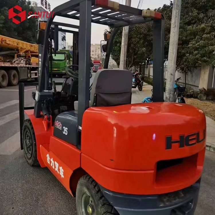 Used HeLi 3.5ton Wheel Forklift