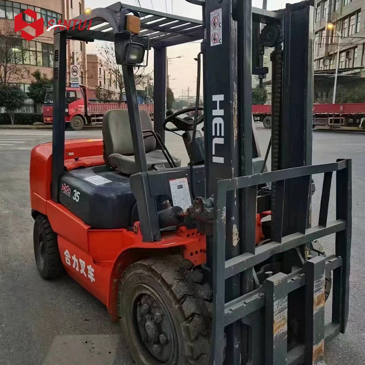 Used HeLi 3.5ton Wheel Forklift