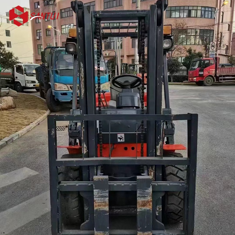 Used HeLi 3.5ton Wheel Forklift
