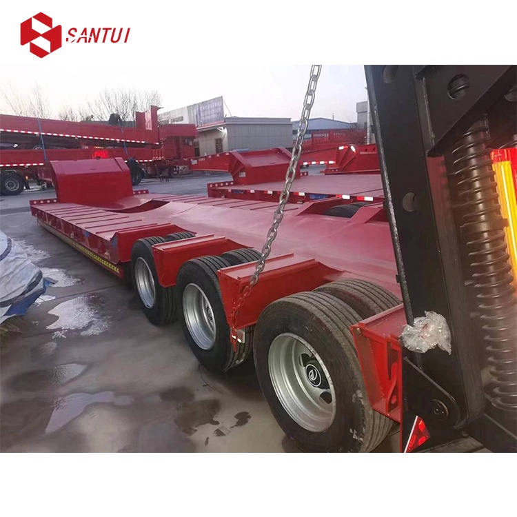 New/Used Heavy 3-wheel Low-Profile Semi-trailer/Towing Vehicle, with a load capacity of 40 tons