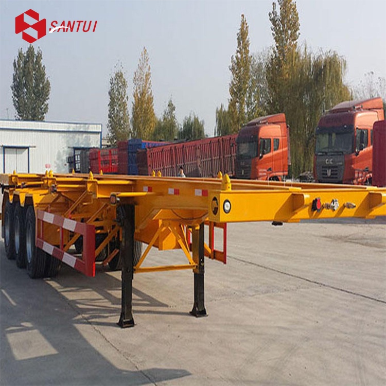 40ft 45ft Steel Container Carrier Semi Trailer Skeleton Trailer/ New semi-trailer / Used Semi-trailers