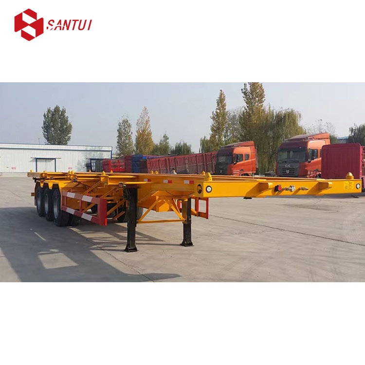 40ft 45ft Steel Container Carrier Semi Trailer Skeleton Trailer/ New semi-trailer / Used Semi-trailers