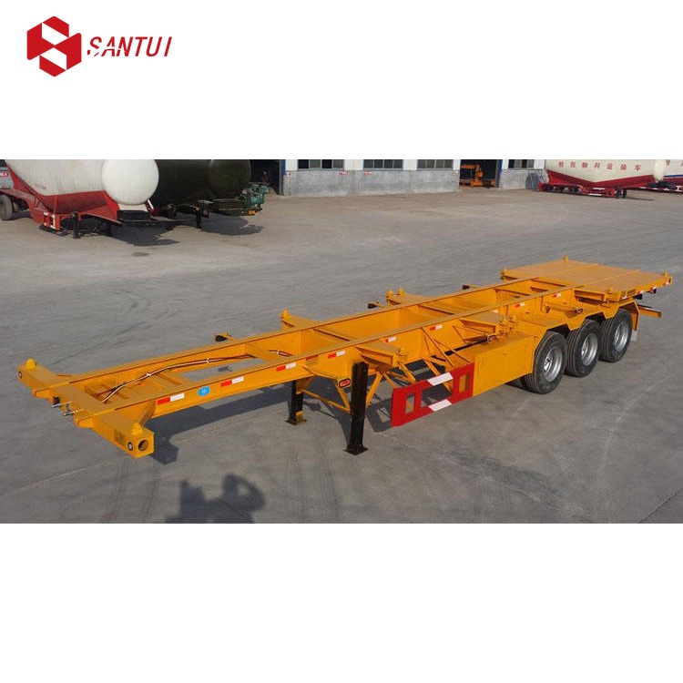 40ft 45ft Steel Container Carrier Semi Trailer Skeleton Trailer/ New semi-trailer / Used Semi-trailers