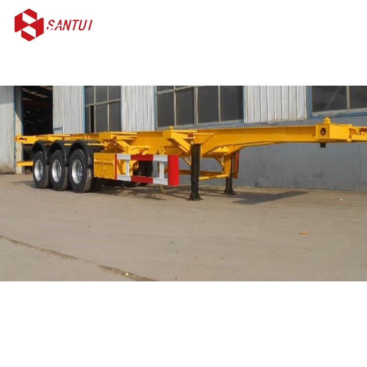 40ft 45ft Steel Container Carrier Semi Trailer Skeleton Trailer/ New semi-trailer / Used Semi-trailers