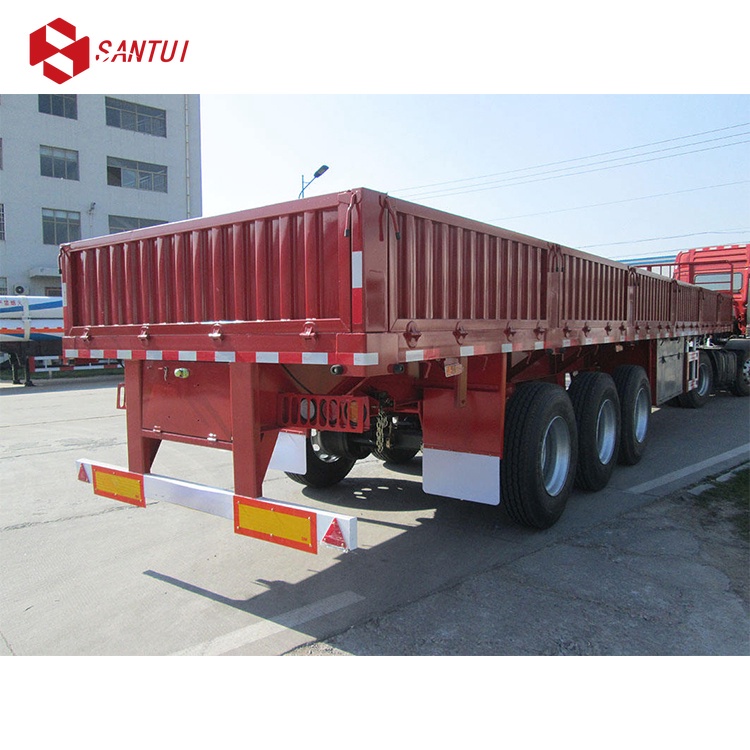 3 Axles 40ft Drop Side Sidewall Semi-Trailer Truck Trailers / Used Semi-trailers / Brand New Semi-trailers