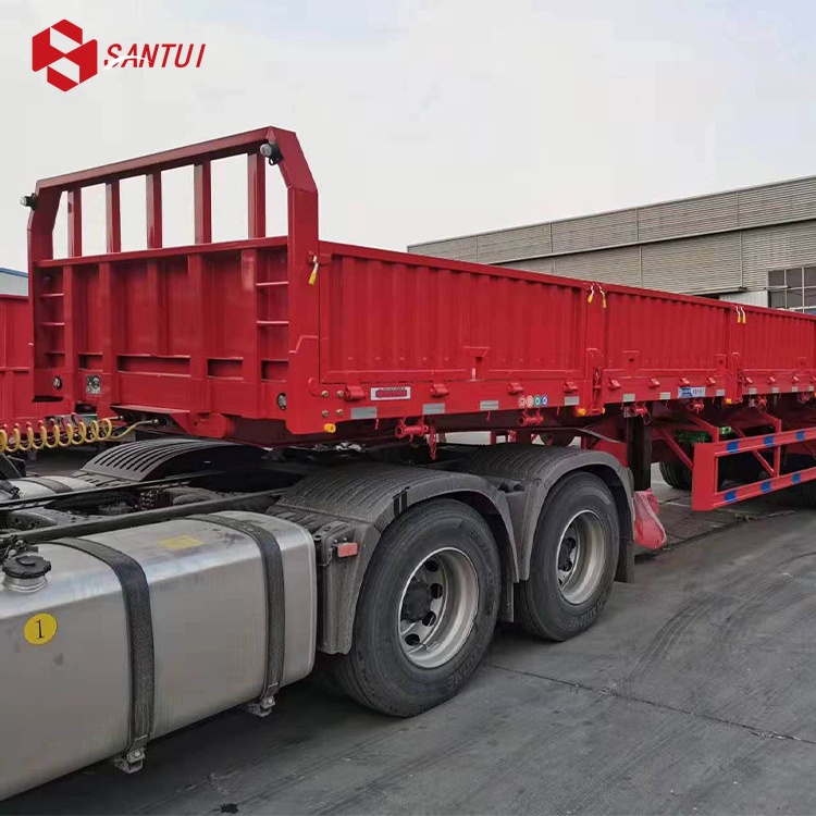 3 Axles 40ft Drop Side Sidewall Semi-Trailer Truck Trailers / Used Semi-trailers / Brand New Semi-trailers