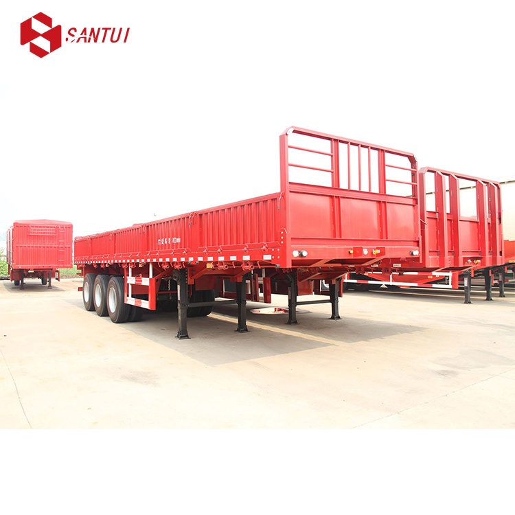 3 Axles 40ft Drop Side Sidewall Semi-Trailer Truck Trailers / Used Semi-trailers / Brand New Semi-trailers