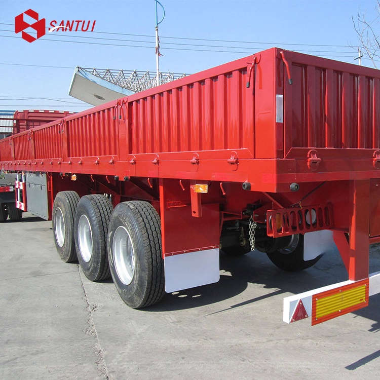 3 Axles 40ft Drop Side Sidewall Semi-Trailer Truck Trailers / Used Semi-trailers / Brand New Semi-trailers