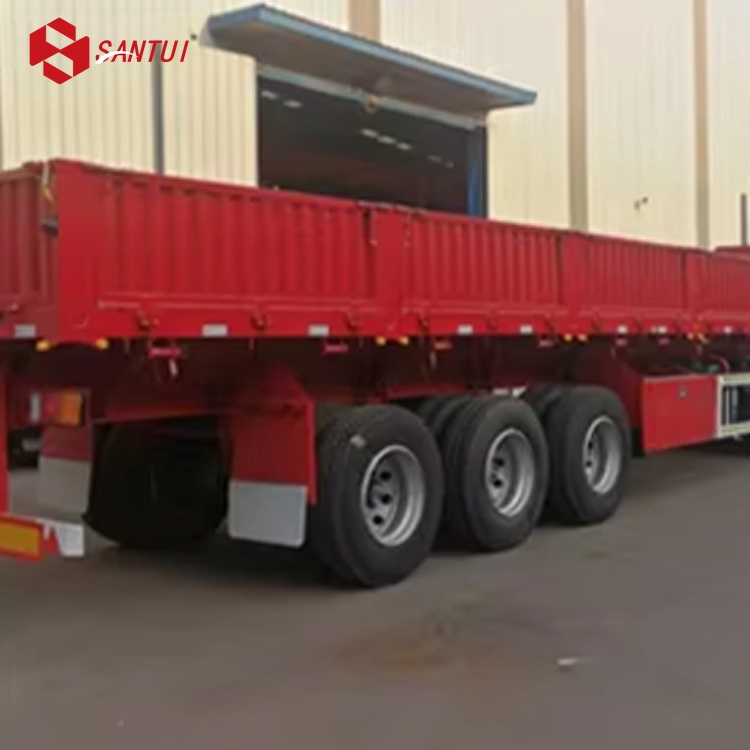 3 Axles 40ft Drop Side Sidewall Semi-Trailer Truck Trailers / Used Semi-trailers / Brand New Semi-trailers