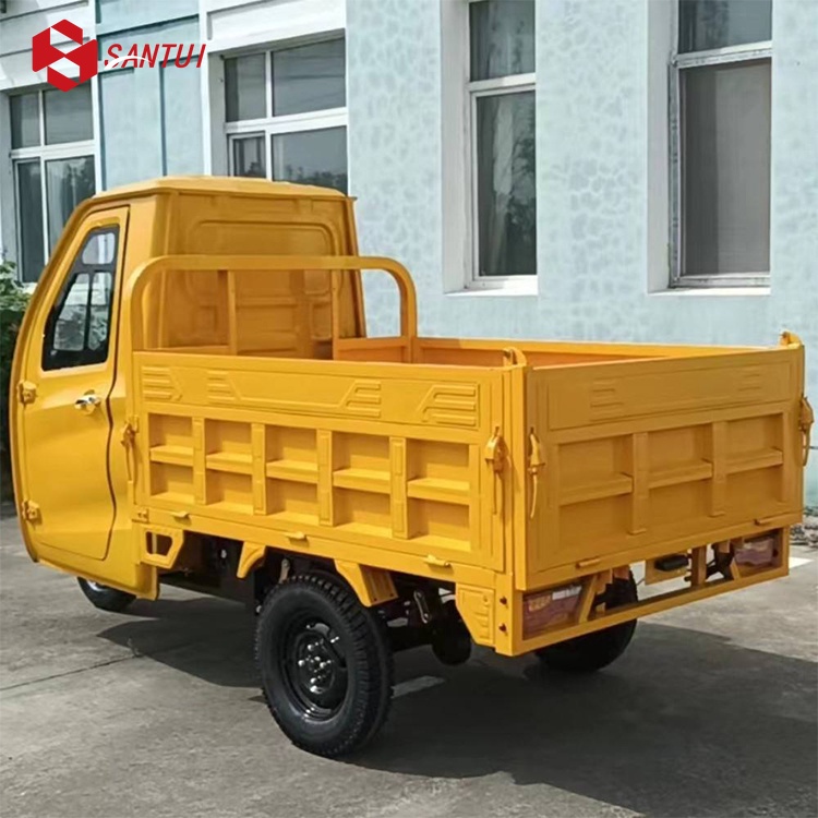 Chinese 1500w Electric Tricycle / 3-Wheel Truck Cargo Trike / Open Electric Three-Wheeler