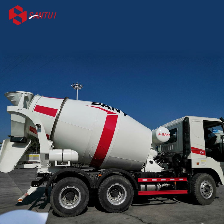 High Quality Used Sany 6x4 6 M3 Truck Concrete Mixer Low Fuel Consumption Energy Saving