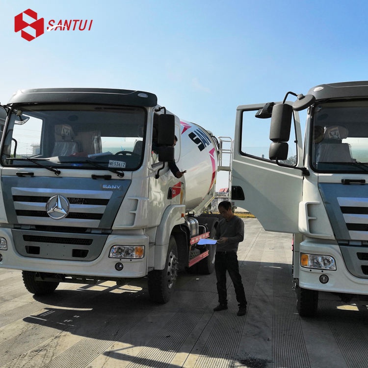 High Quality Used Sany 6x4 6 M3 Truck Concrete Mixer Low Fuel Consumption Energy Saving