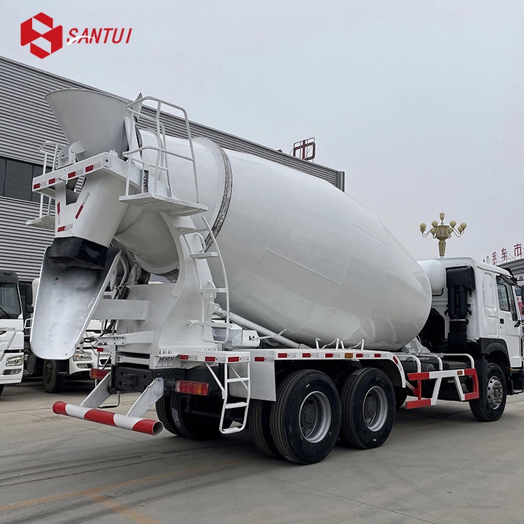 Sinotruk HOWO 375HP 6x4 12m3 Concrete Mixer Truck Heavy Duty Cement Mixing Truck