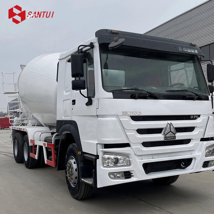 Sinotruk HOWO 375HP 6x4 12m3 Concrete Mixer Truck Heavy Duty Cement Mixing Truck