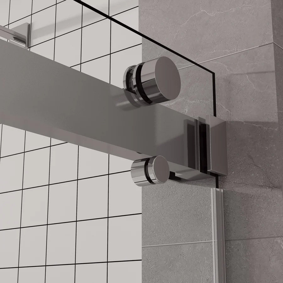 Premium Frameless Bypass Sliding Shower Doors