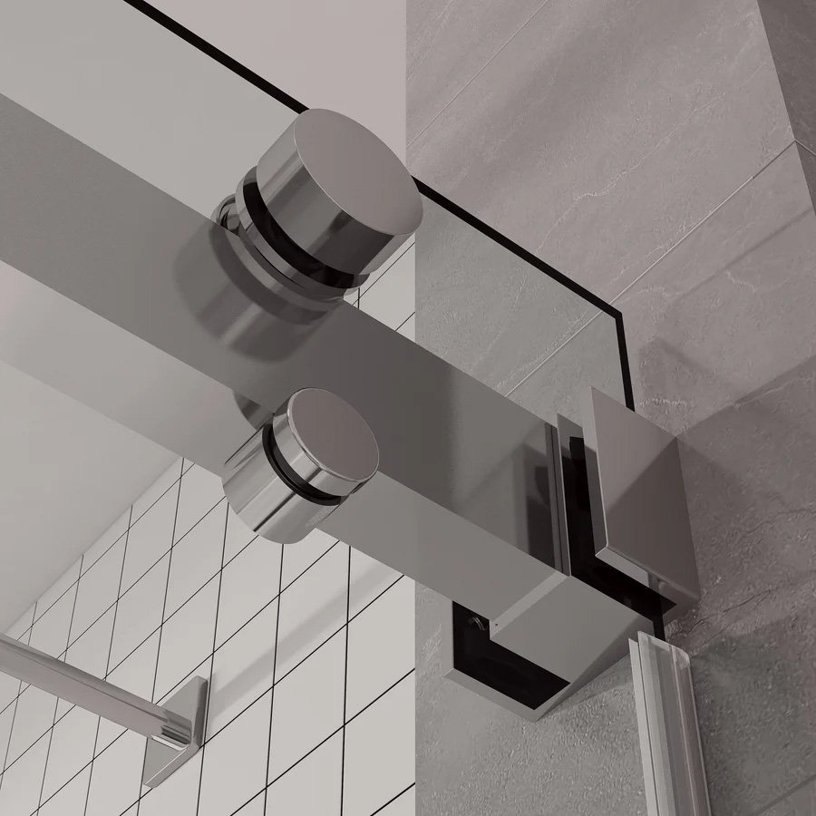 Premium Frameless Bypass Sliding Shower Doors