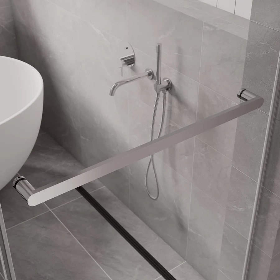 Premium Frameless Bypass Sliding Shower Doors