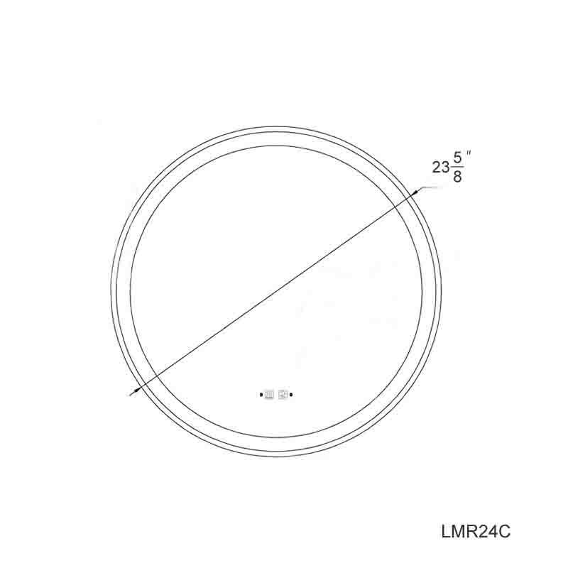 Round LED Mirror