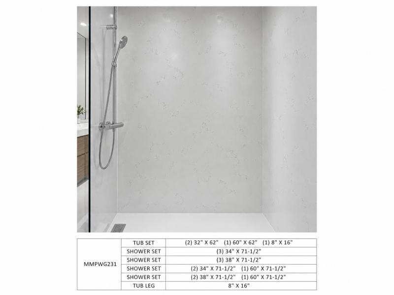 Shower walls