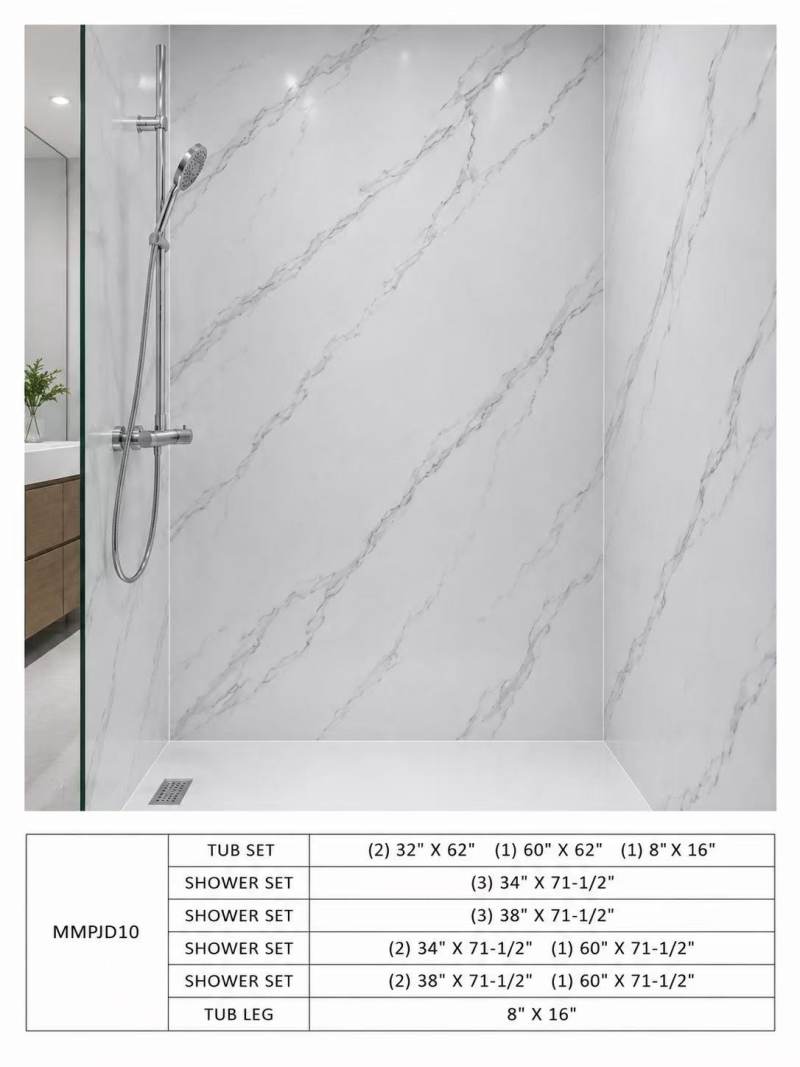 Shower walls