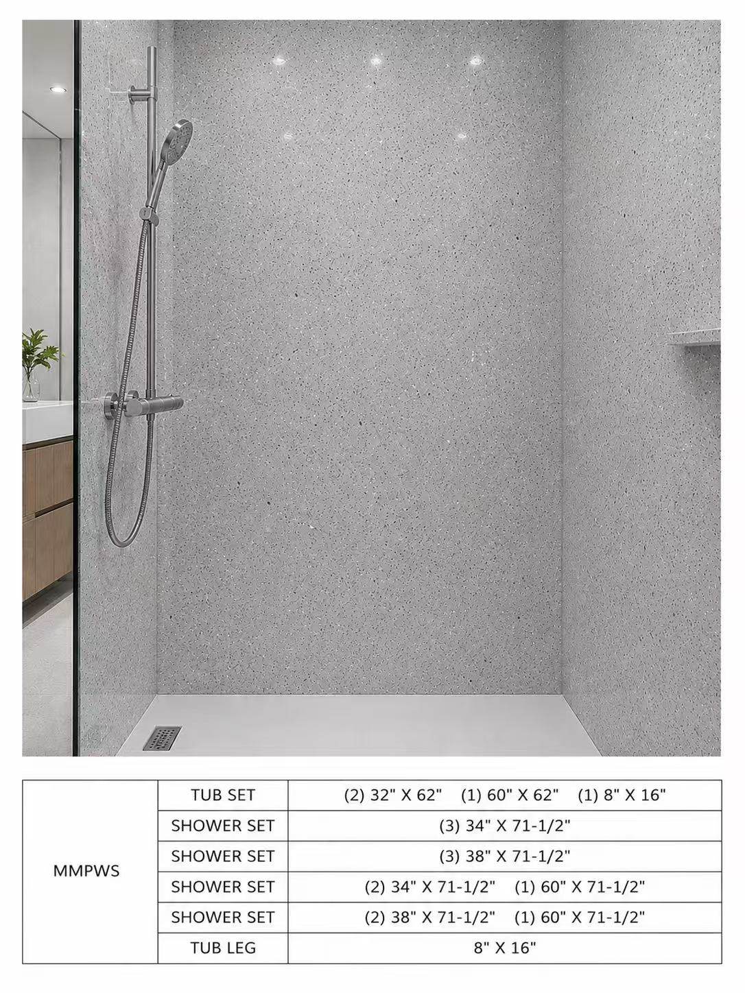 Shower walls