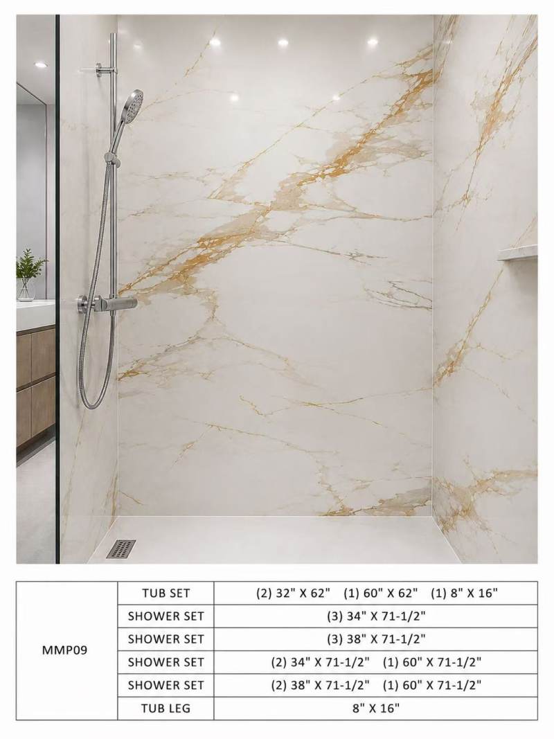 Shower walls