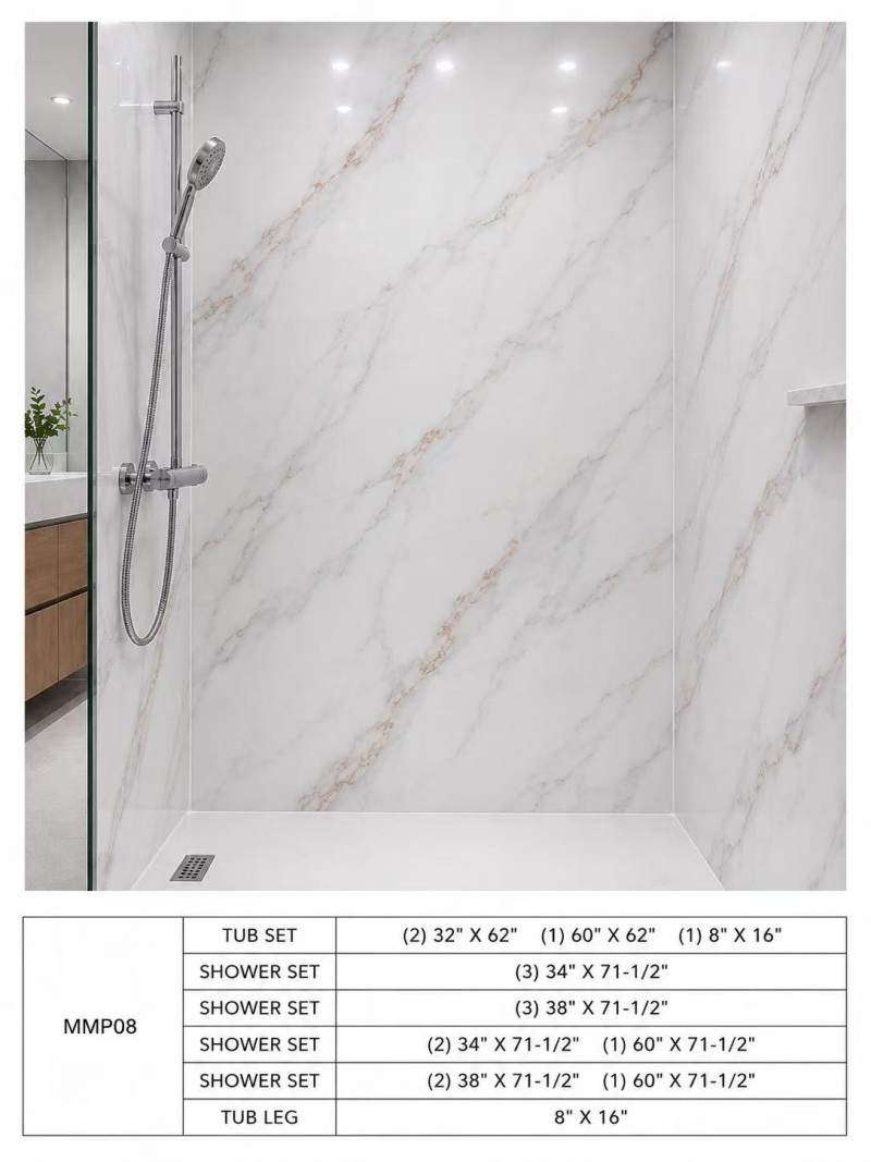 Shower walls