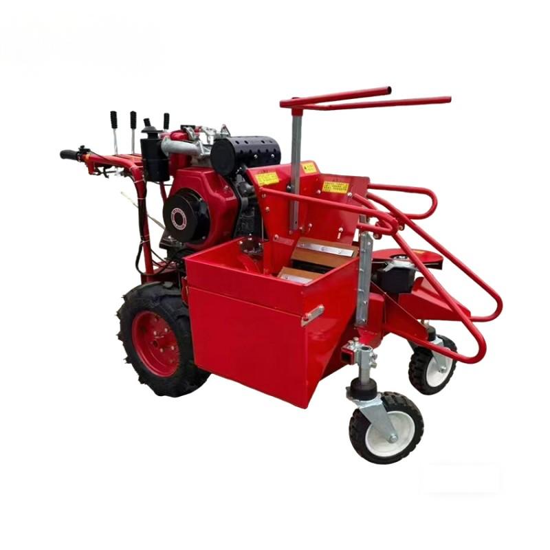 Hand-Pushed Corn Harvester