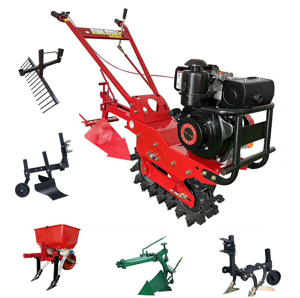 Diesel Tracked Mini Tiller