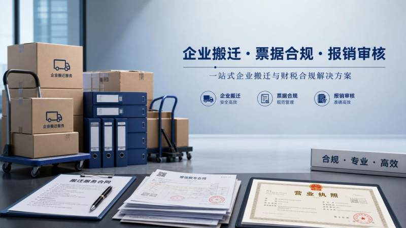 搬家公司能不能开合规票据，企业报销前先确认这几点